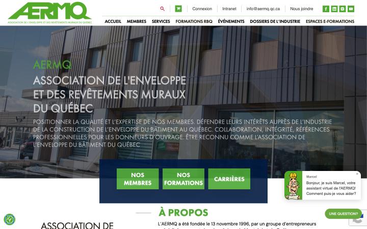 Aperçu du site de Marcel